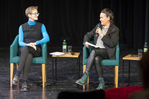 Spannendes Podiumsgespräch mit Karoline Preisler auf der Kleinen Bühne
